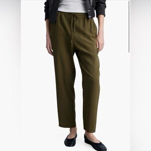 Mango Elastic Waist Flowy Pants